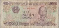 () Банкнота Вьетнам (Объединенный) 1988 год 2 000  ""   VF